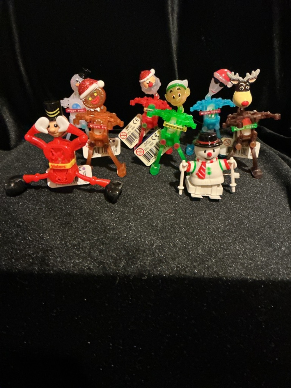 Holiday Character Wind-Up Sliders Toy - Red